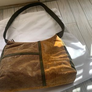 Small lizard skinned bag